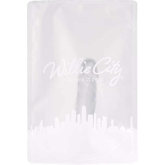 Willie City Klar dildo med sugekop 15 cm