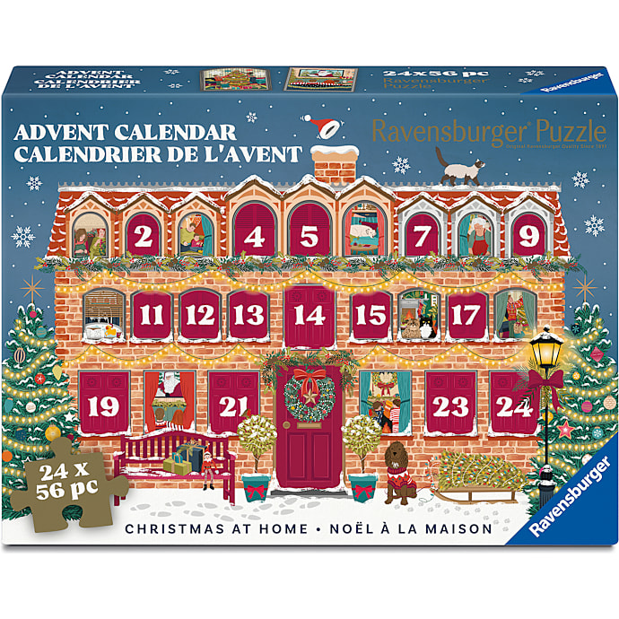 Ravensburger julekalender med puslespil