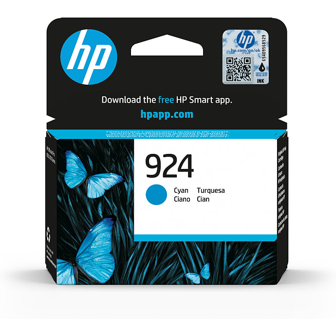 HP 924 Blækpatron Cyan