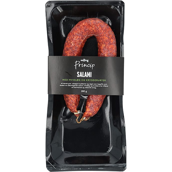 Salling Princip Salami Med Hvidløg Og Krydderurter