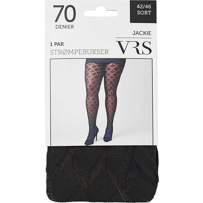 VRS Woman Jackie Strømpebukser str. 42/46 sort