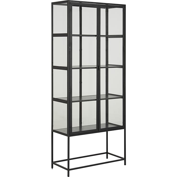 AC Design Furniture Seaford vitrineskab sort