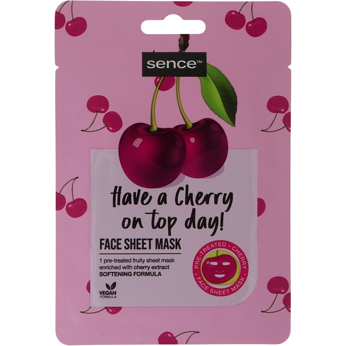 Ansigtsmaske m. kirsebær