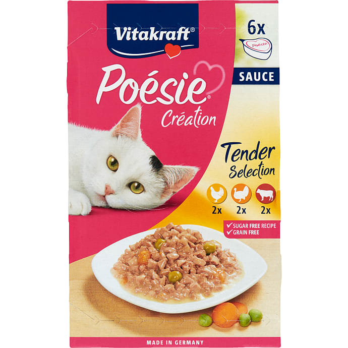 Vitakraft Vådfoder Kylling, Kalv og Kalkun