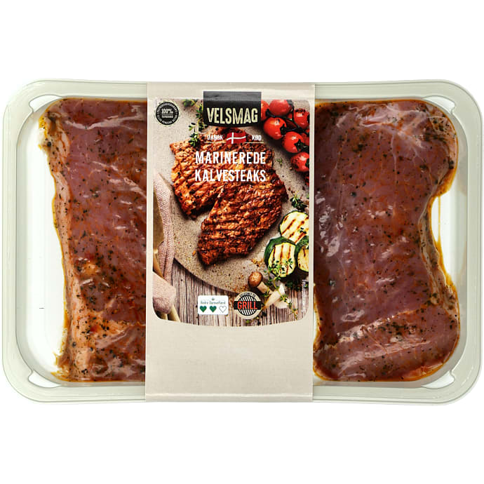 Velsmag Kalvesteaks med Marinade 250 g