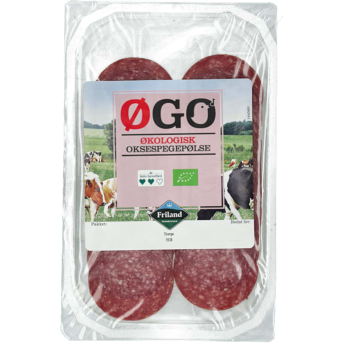 Øgo Salami i skiver økologisk