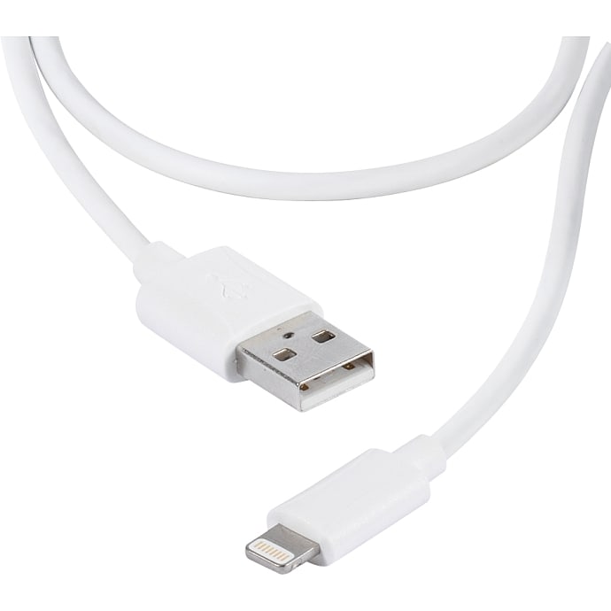 Vivanco Lightning-kabel iPhone/iPad MFI hvid