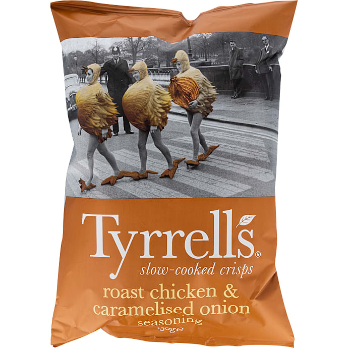 Chips m. kyllinge- og løgsmag
