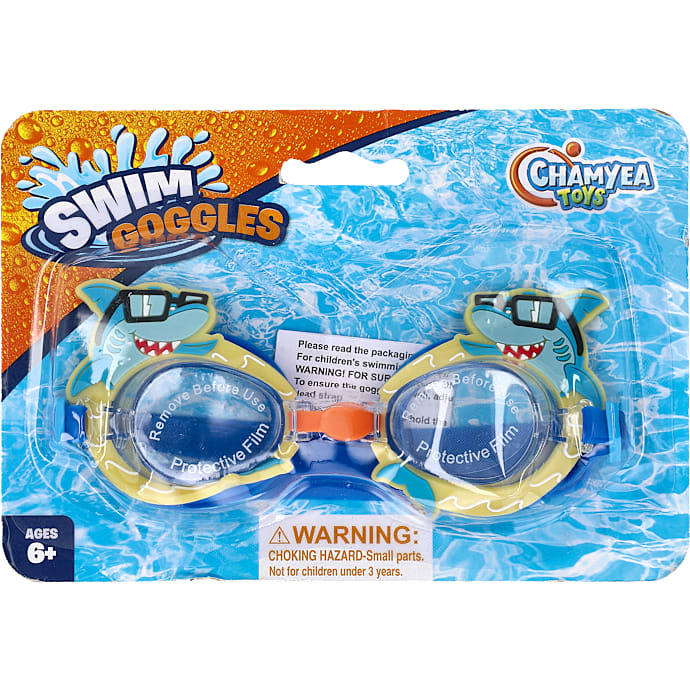 SpinOut Swim Børnesvømmebriller Hajmotiv