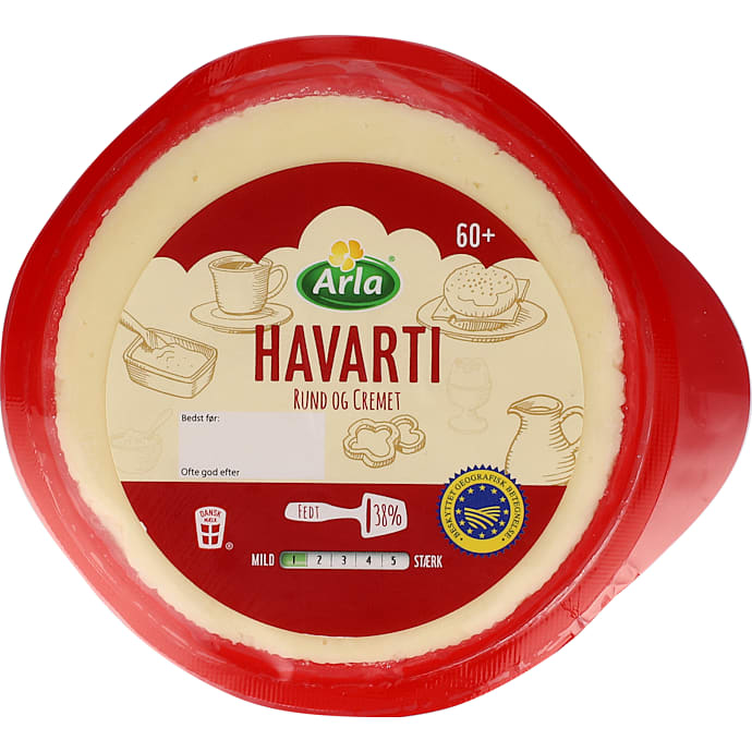 Havarti 60+ – produktbillede