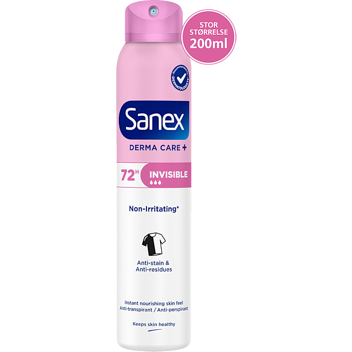 Sanex Invisible 72H Spray 200 ml