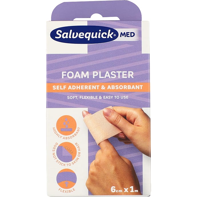 Salvequick Skumplaster 100 cm