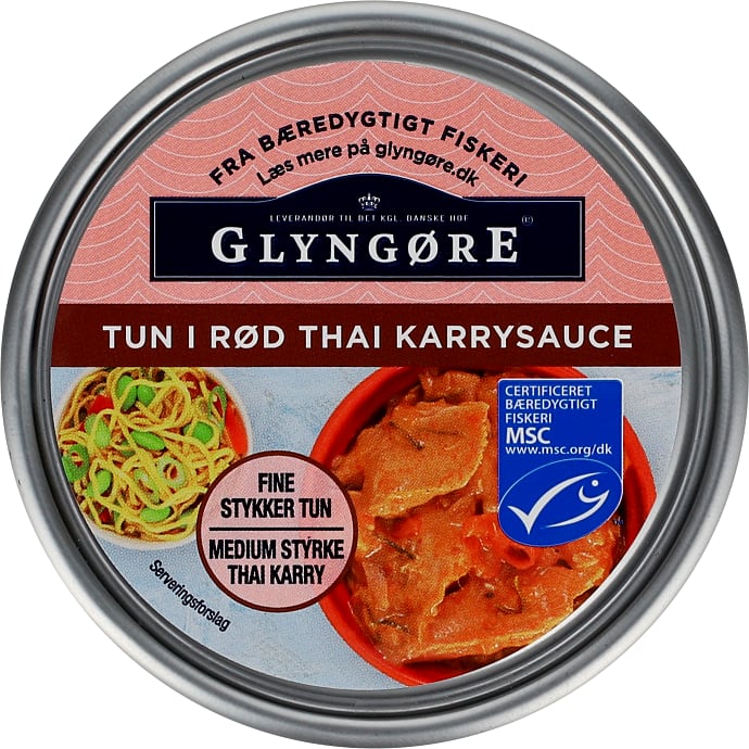 Tun i rød Thai karrysauce