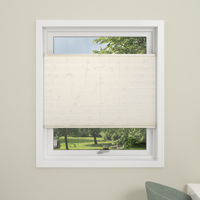 DEBEL Flex Narvik plisségardin 90 x 210 cm - hvid