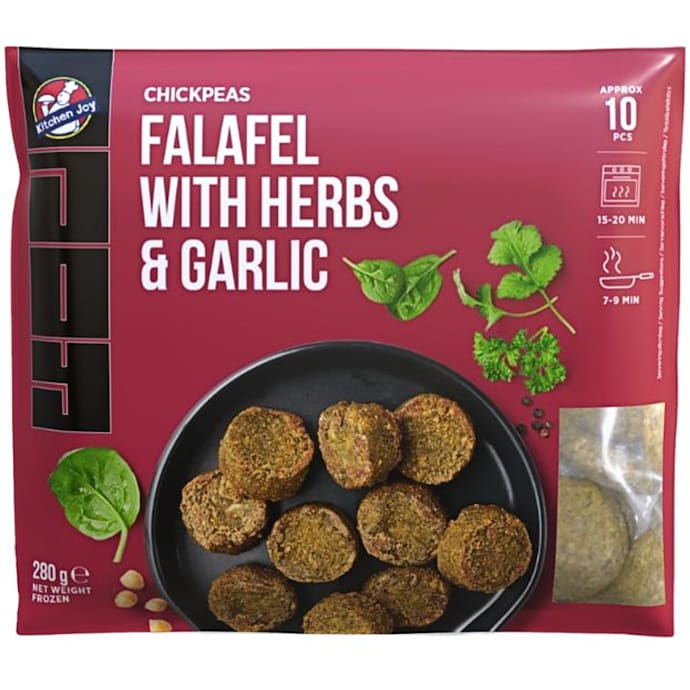 Falafel m. urter og hvidløg