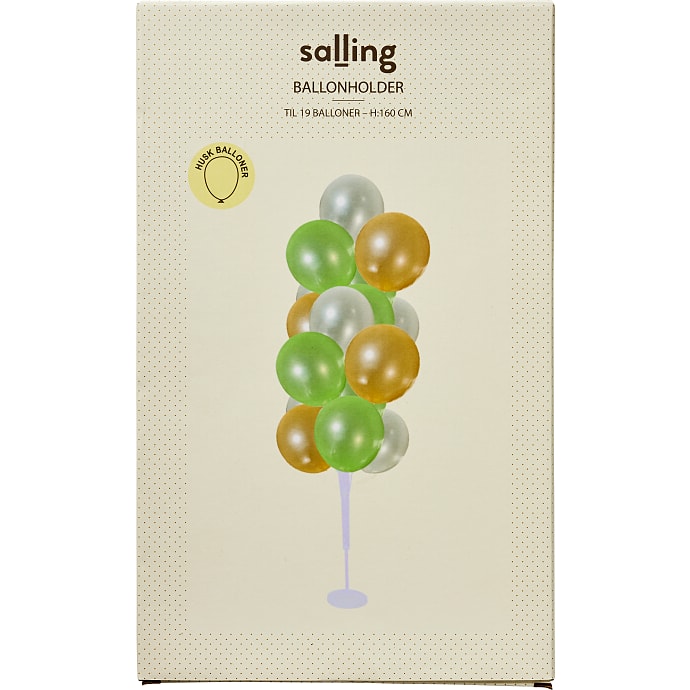 Salling ballonholder H: 160 cm - hvid
