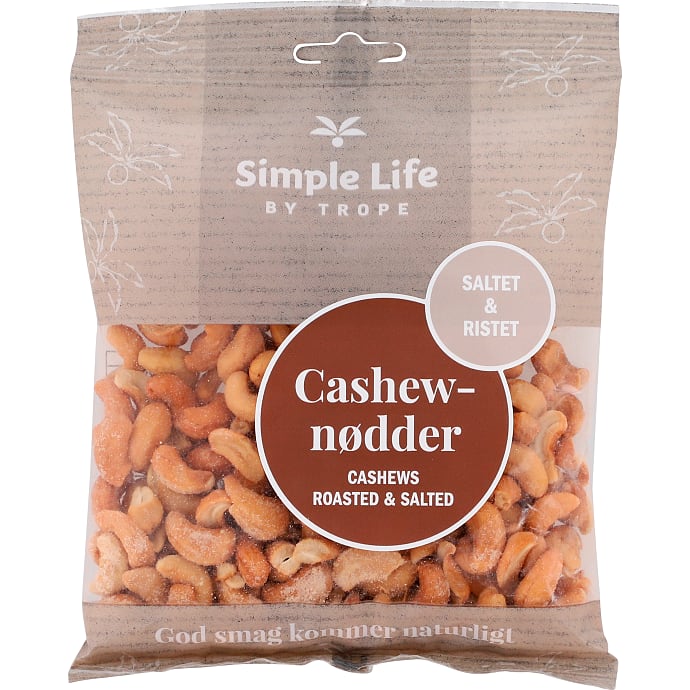 Ristede cashewnødder m. salt