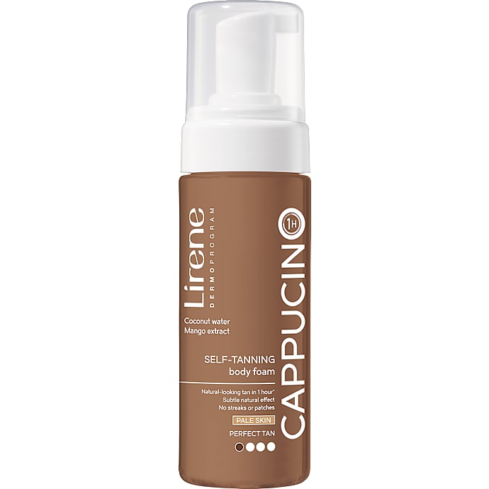 Self-Tanning body foam m. kokosvand og mangoekstrakt