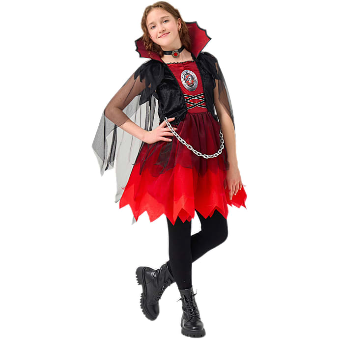 Halloween vampyrkjole kostume str. 140