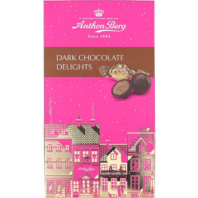 Fyldte chokolade m. mørk chokolade
