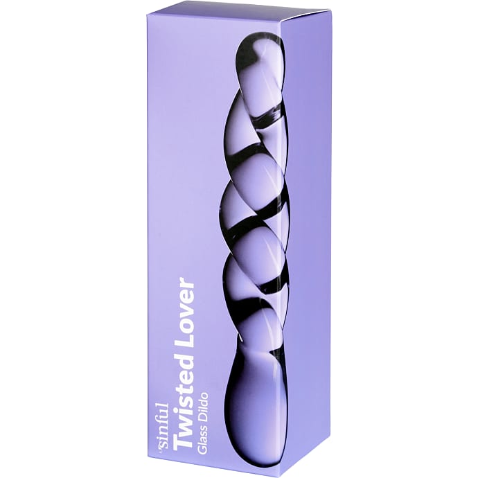 Sinful Twisted Lover glas dildo 19,8 cm