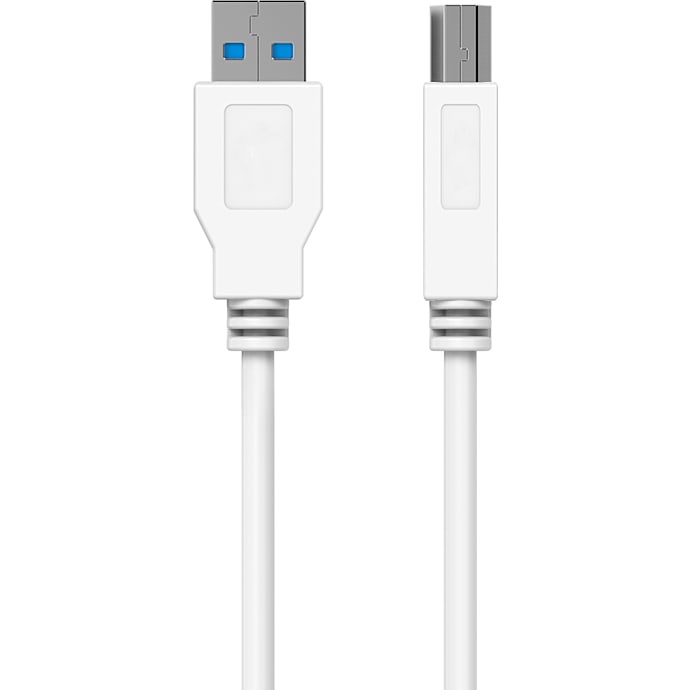 Sinox Printerkabel USB 3.0 Hvid