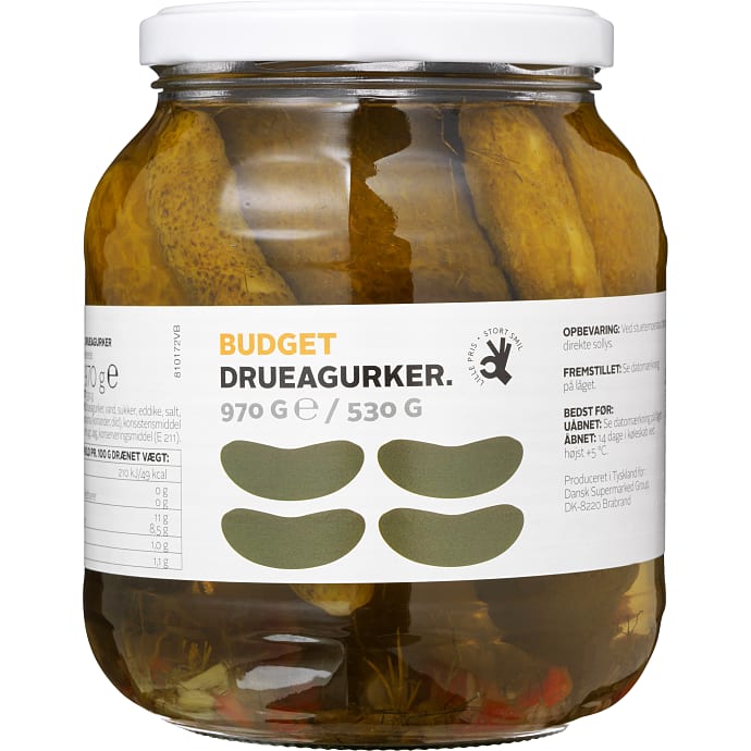 Syltede drueagurker