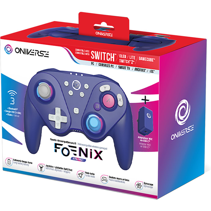 Oniverse Switch 2 Trådløs Controller - Violet