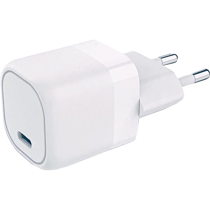 GEAR lader 220V 1xUSB-C PD/PPS 25W hvid