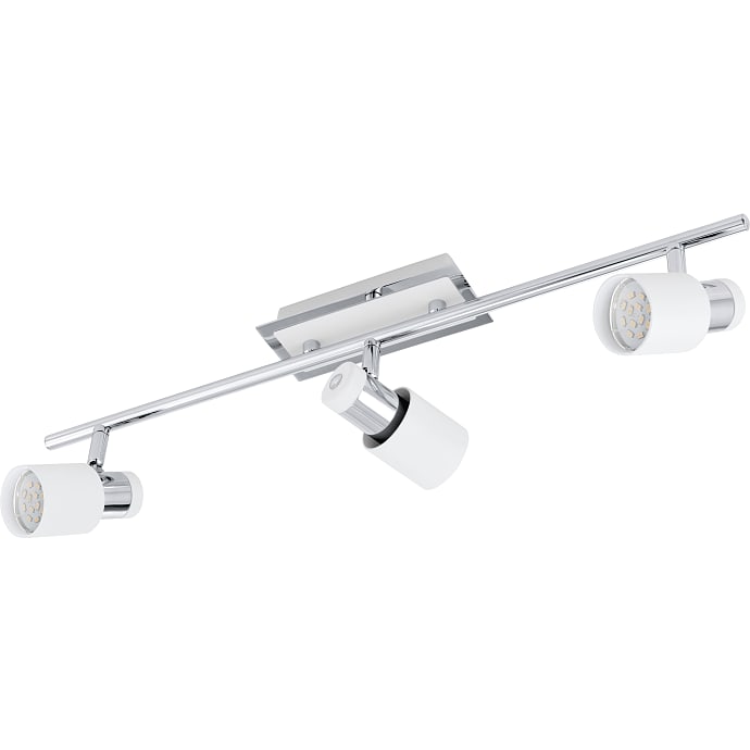 Eglo Davida Spotskinne 3 Spot Krom/Hvid