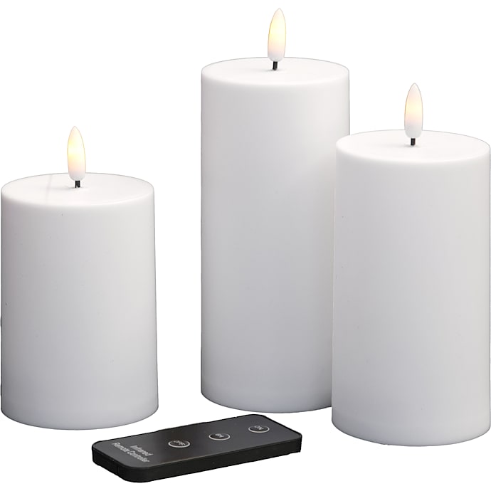 Windsor LED 3 bloklys udendørs hvid