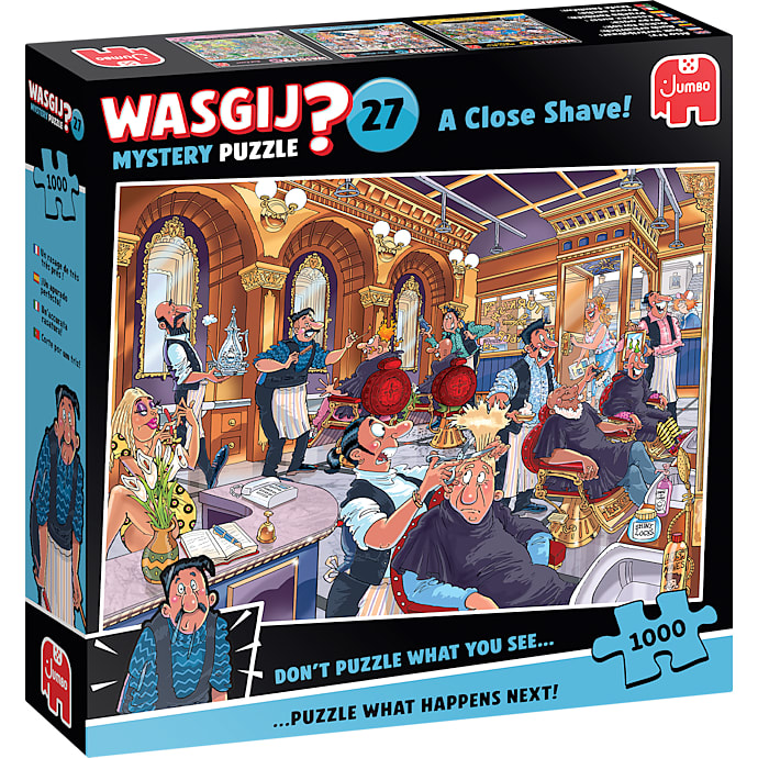 Wasgij Herrefrisøren puslespil - 1000 brikker – produktbillede