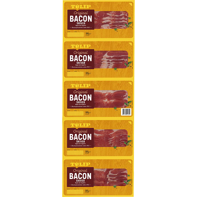 Bacon i skiver