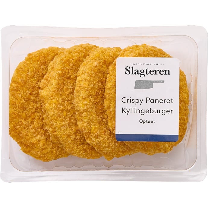 Panerede kyllingebøffer