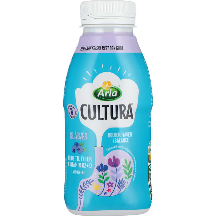 Drikkeyoghurt m. blåbær 1,4% fedt