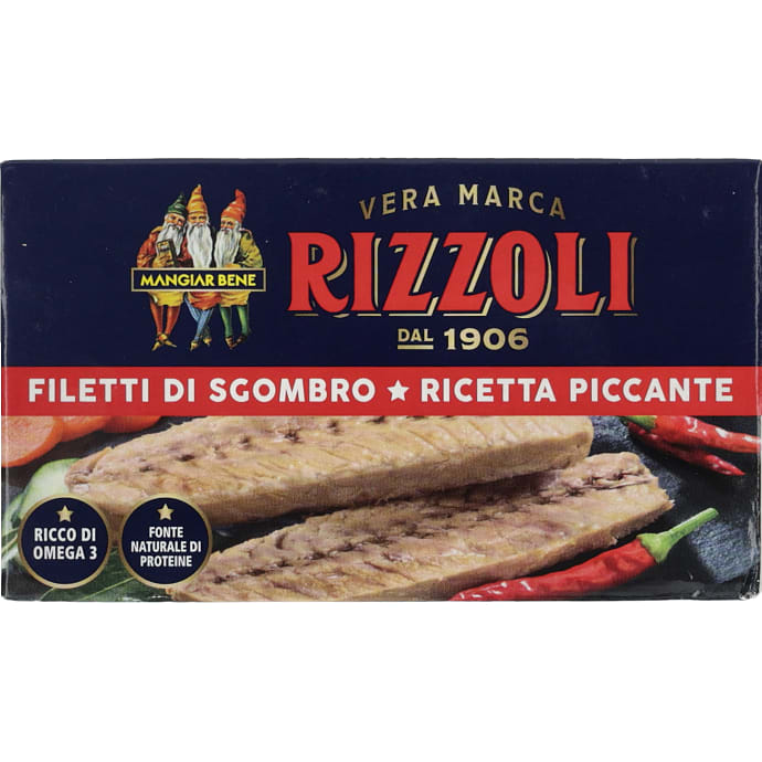 Rizzoli Makrelfilet i olivenolie m. chili