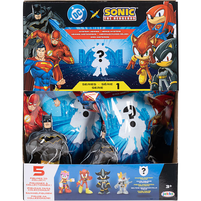 SONIC & DC figurer 12-pak - flere varianter - assorteret