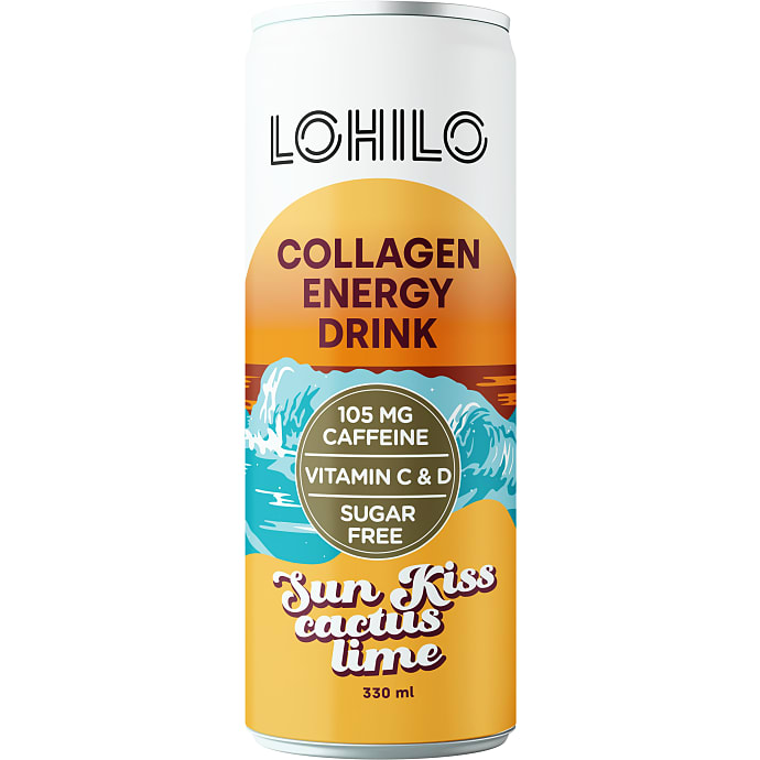 Energidrik m. kollagen m. kaktus- og limesmag