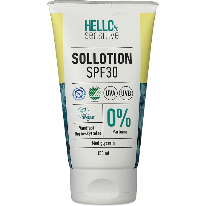 Hello Sensitive solcreme SPF 30 150 ml