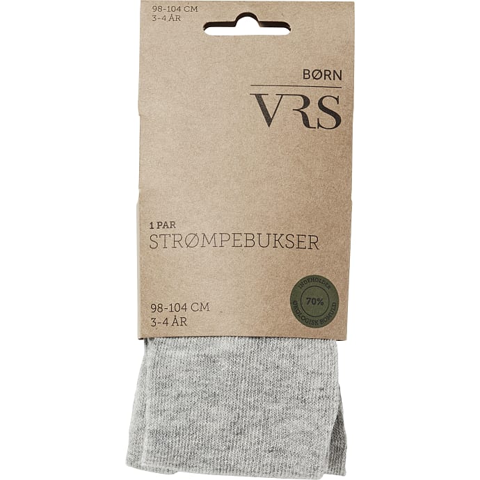 VRS Børnestrømpebukser str. 3-4 år grå