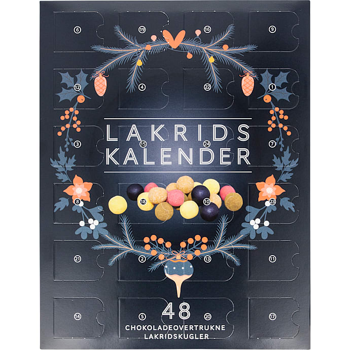 Julekalender m. lakridskugler