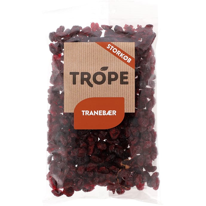 Tørrede tranebær