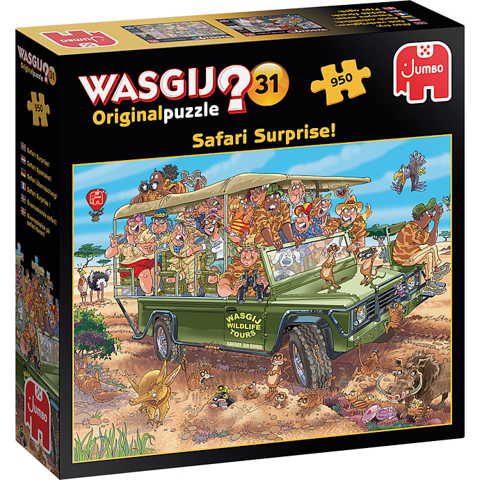 Safari surprise puslespil - 950 brikker – produktbillede