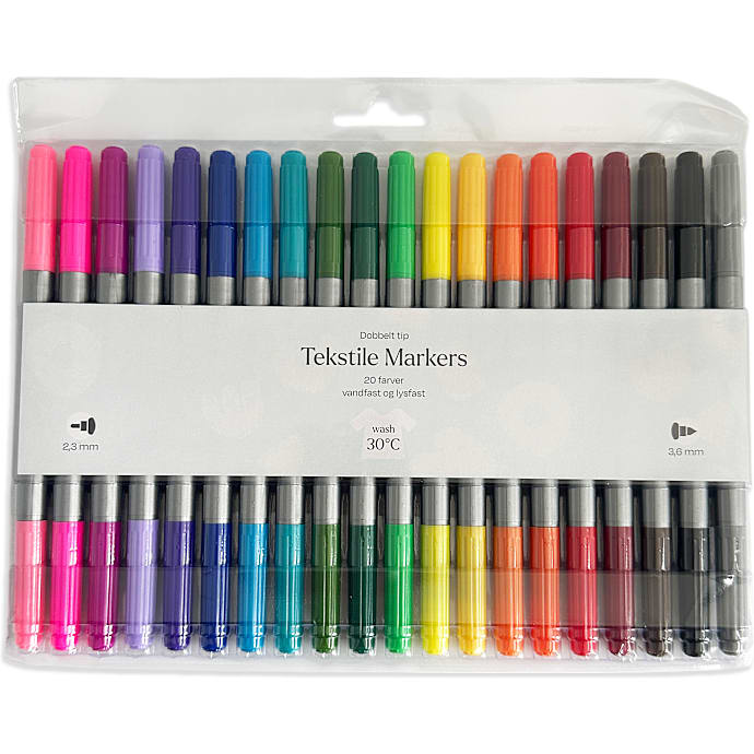 Tekstiltusser 20 stk.