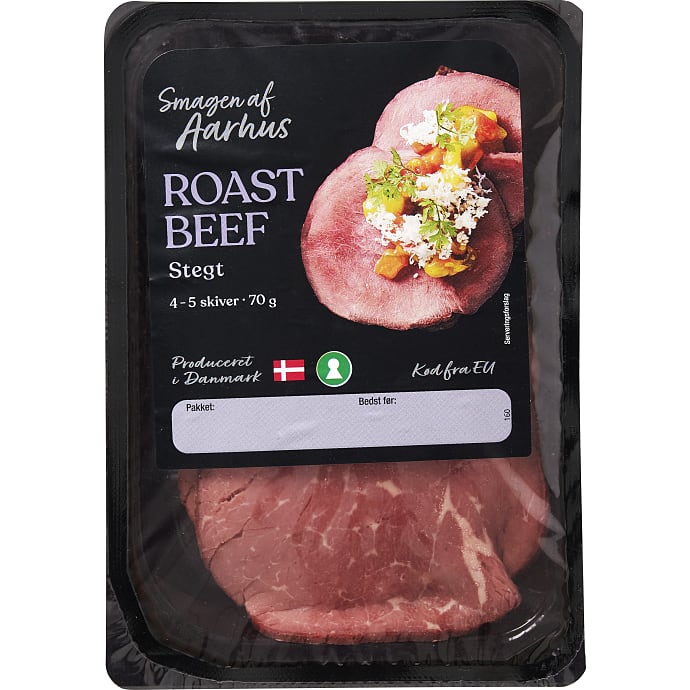 Egelykke Roastbeef i skiver 70 g