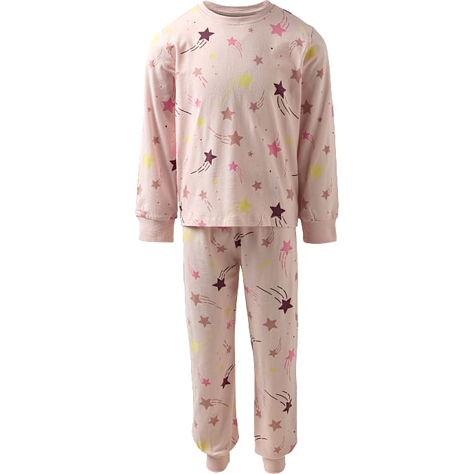 VRS børne pyjamas str. 110/116 rosa