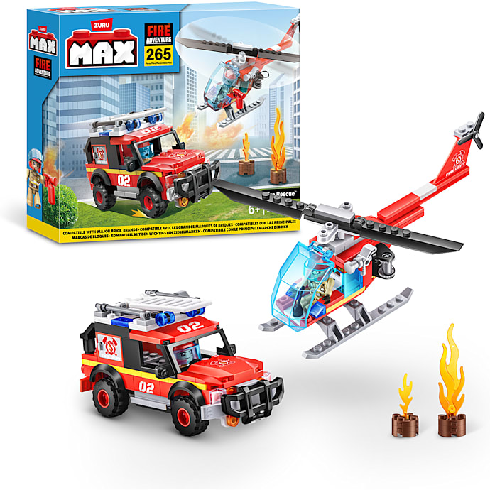 Max Bricks brandstation - 245 brikker