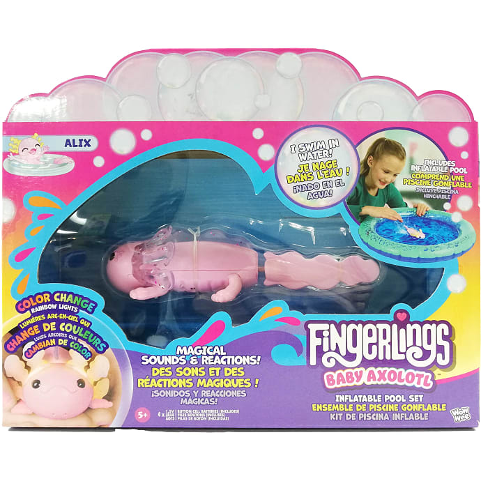 Fingerlings Axelotl pool