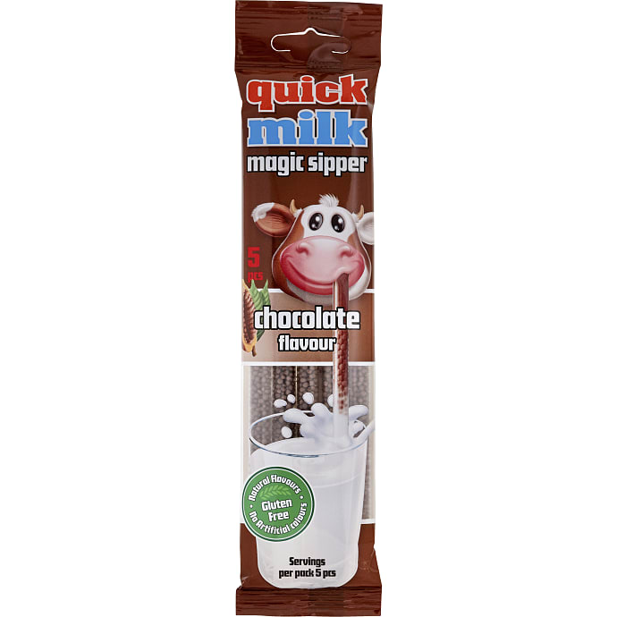 Sugerør m. chokoladesmag