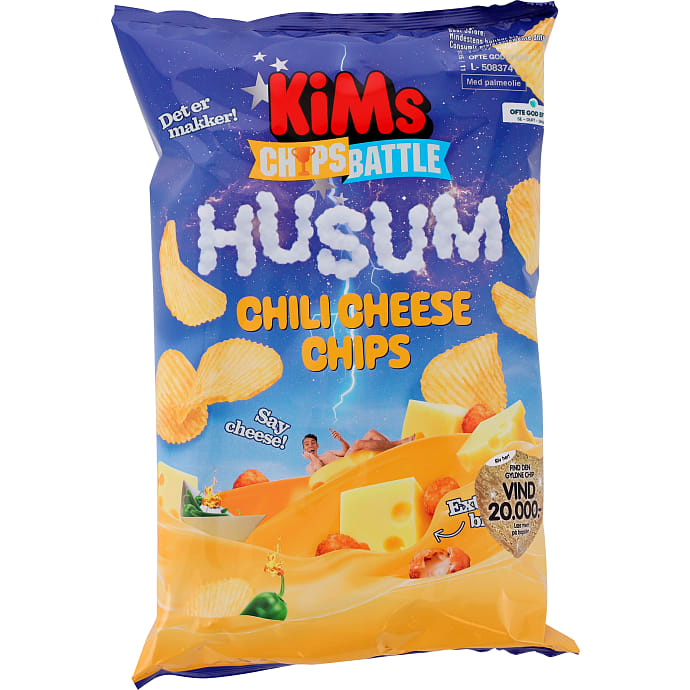 Chips m. ost og chili